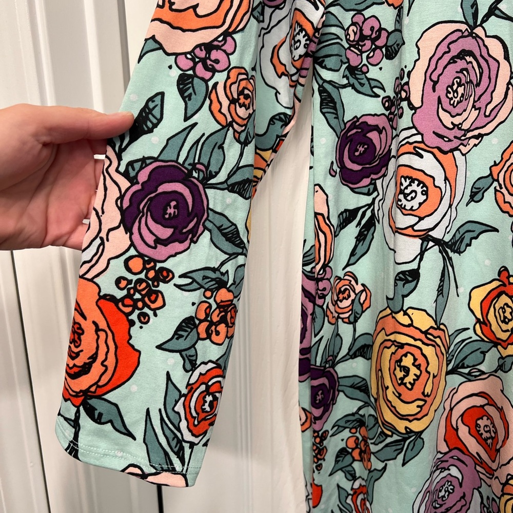 NWT Debbie Dress 3XL LuLaRoe Floral! - Picture 3 of 7